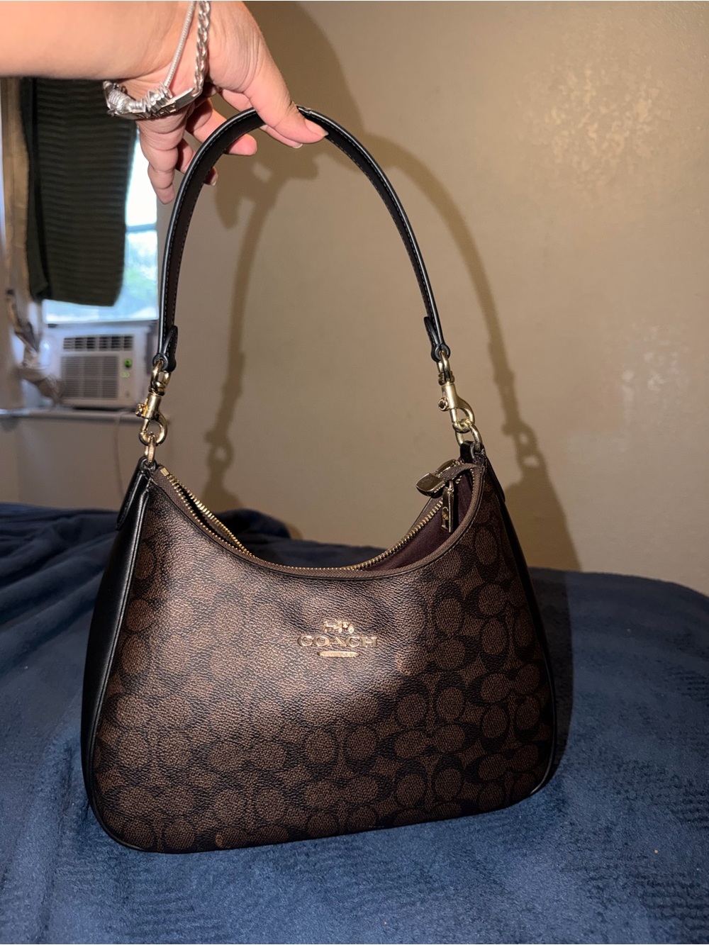 Coach Outlet Teri Hobo Bag In Signature Canvas